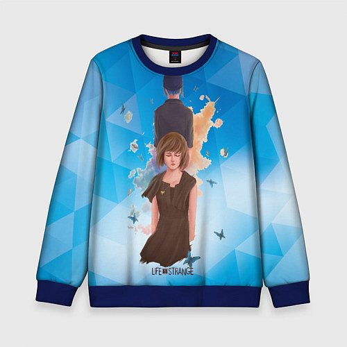 Детский свитшот Life is Strange! / 3D-Синий – фото 1