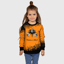 Свитшот детский КОРОЛЬ И ШУТ, цвет: 3D-черный — фото 2