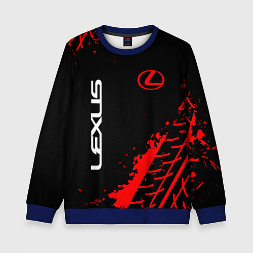 Детский свитшот LEXUS ЛЕКСУС / 3D-Синий – фото 1