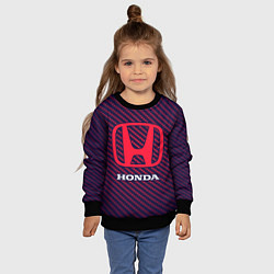 Свитшот детский HONDA ХОНДА, цвет: 3D-черный — фото 2