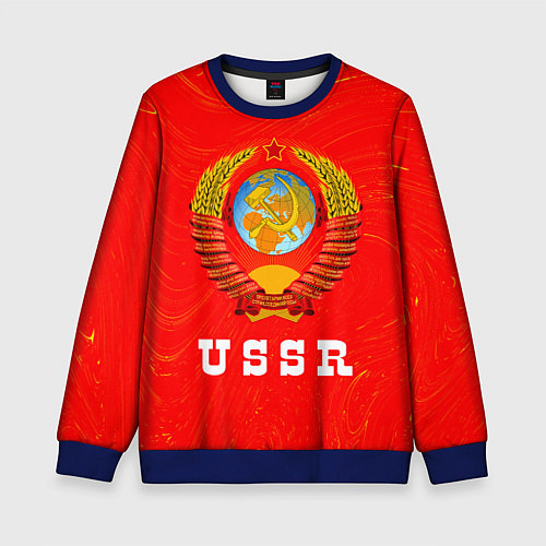 Детский свитшот USSR СССР / 3D-Синий – фото 1