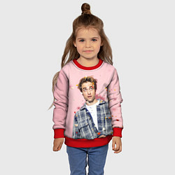 Свитшот детский ROBERT PATTINSON, цвет: 3D-красный — фото 2