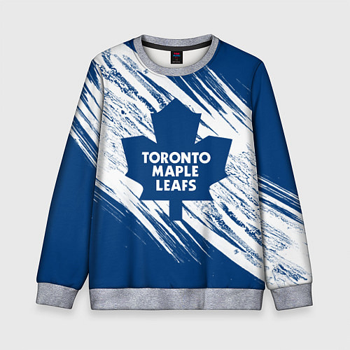 Детский свитшот Toronto Maple Leafs, / 3D-Меланж – фото 1