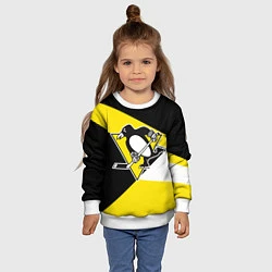 Свитшот детский Pittsburgh Penguins Exclusive, цвет: 3D-белый — фото 2