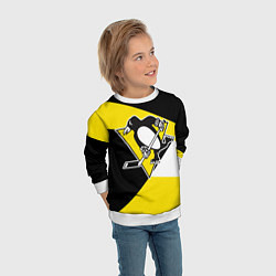 Свитшот детский Pittsburgh Penguins Exclusive, цвет: 3D-белый — фото 2