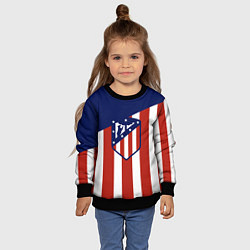 Свитшот детский Atletico Madrid, цвет: 3D-черный — фото 2