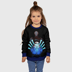 Свитшот детский UNDERTALE, цвет: 3D-синий — фото 2