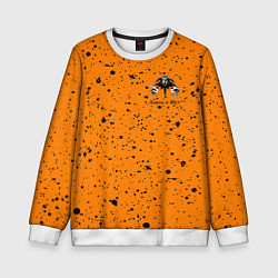 Свитшот детский КОРОЛЬ И ШУТ, цвет: 3D-белый