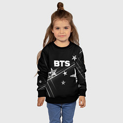 Свитшот детский BTS бойбенд Stars, цвет: 3D-черный — фото 2