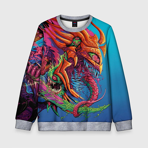 Детский свитшот HyperBeast / 3D-Меланж – фото 1