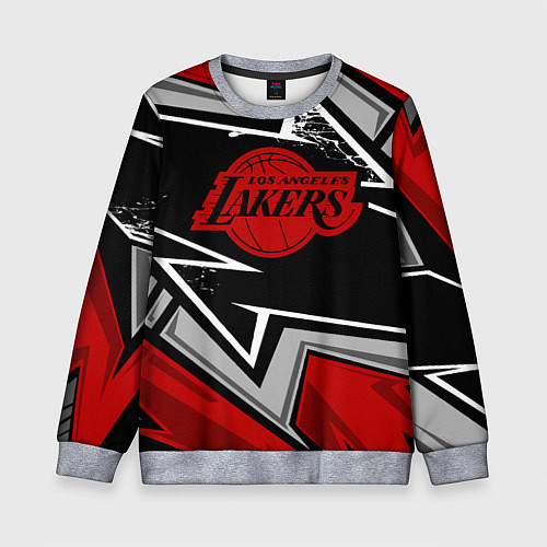 Детский свитшот LA LAKERS RED / 3D-Меланж – фото 1