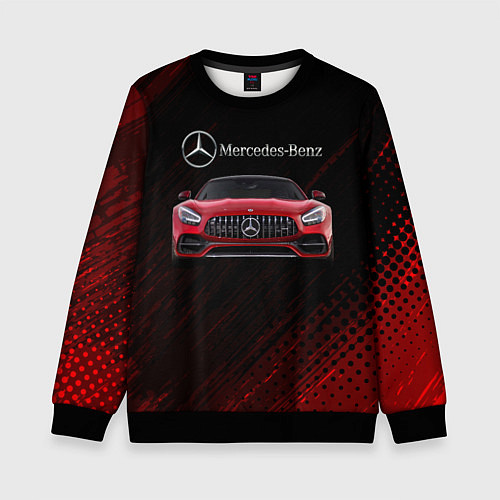 Детский свитшот Mercedes Benz AMG / 3D-Черный – фото 1