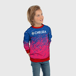 Свитшот детский Chelsea Челси, цвет: 3D-красный — фото 2