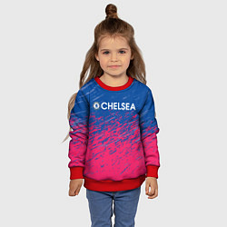 Свитшот детский Chelsea Челси, цвет: 3D-красный — фото 2