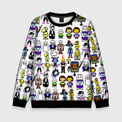 Свитшот детский UNDERTALE, цвет: 3D-черный