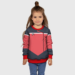 Свитшот детский Звездный костюм № 1 Z, цвет: 3D-красный — фото 2