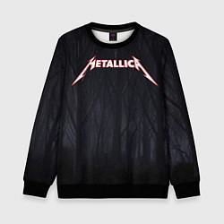 Свитшот детский Metallica, цвет: 3D-черный