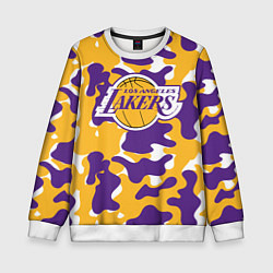 Свитшот детский LA LAKERS ЛЕЙКЕРС, цвет: 3D-белый