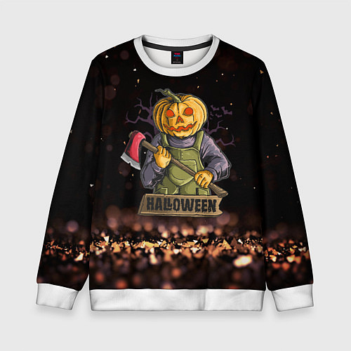 Детский свитшот Halloween / 3D-Белый – фото 1