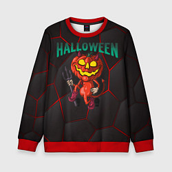 Свитшот детский Halloween, цвет: 3D-красный