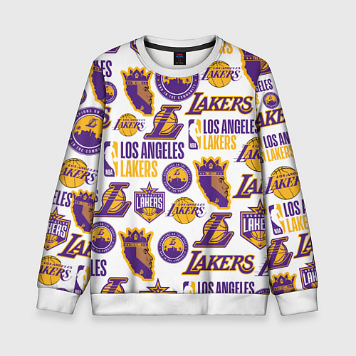 Детский свитшот LAKERS LOGO / 3D-Белый – фото 1