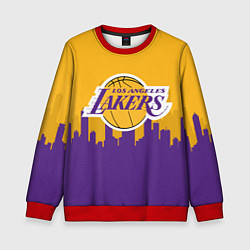 Свитшот детский LOS ANGELES LAKERS, цвет: 3D-красный