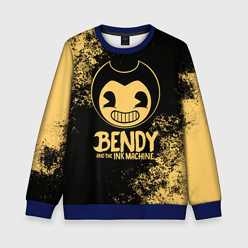 Детский свитшот Bendy And The Ink Machine / 3D-Синий – фото 1