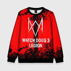 Свитшот детский Watch Dogs: Legion, цвет: 3D-черный