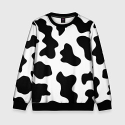 Свитшот детский Му-му, цвет: 3D-черный