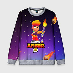 Детский свитшот BRAWL STARS AMBER