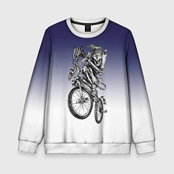 Свитшот детский BMX, цвет: 3D-белый
