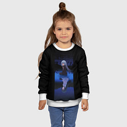 Свитшот детский Slime, цвет: 3D-белый — фото 2