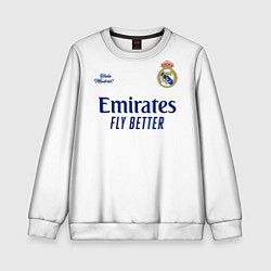 Детский свитшот REAL MADRID, домашняя 2021