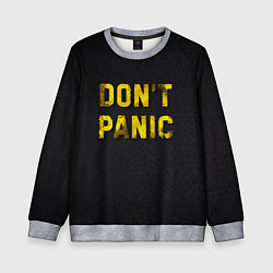 Детский свитшот DONT PANIC