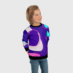 Свитшот детский Pink track, цвет: 3D-черный — фото 2