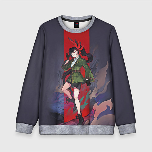 Детский свитшот Ha Yuri Zahard / 3D-Меланж – фото 1