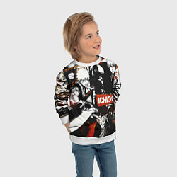 Свитшот детский Bleach Блич Ичиго Курасаки, цвет: 3D-белый — фото 2