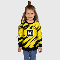 Свитшот детский BORUSSIA домашняя сезон 2021, цвет: 3D-черный — фото 2
