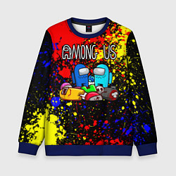 Свитшот детский AMONG US, цвет: 3D-синий