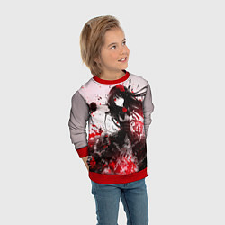 Свитшот детский Рандеву с жизнью, цвет: 3D-красный — фото 2