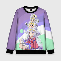 Свитшот детский Сон в замке демона, цвет: 3D-черный