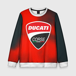 Детский свитшот Ducati Corse logo