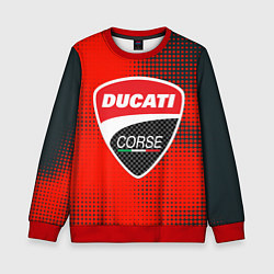 Детский свитшот Ducati Corse logo