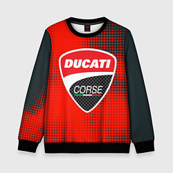Детский свитшот Ducati Corse logo