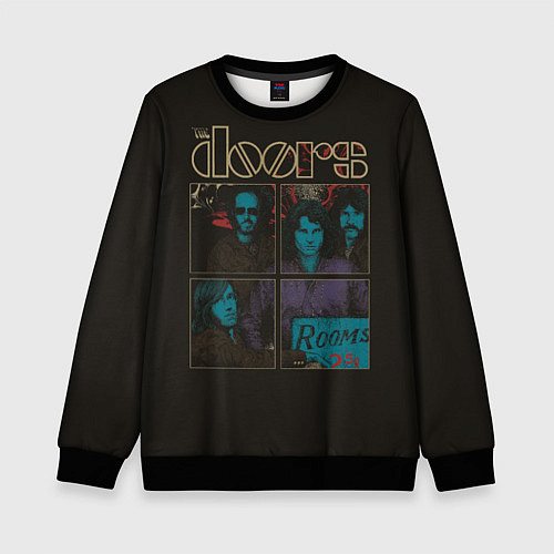 Детский свитшот The Doors / 3D-Черный – фото 1