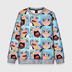 Детский свитшот Аква Коносуба Aqua Konosuba