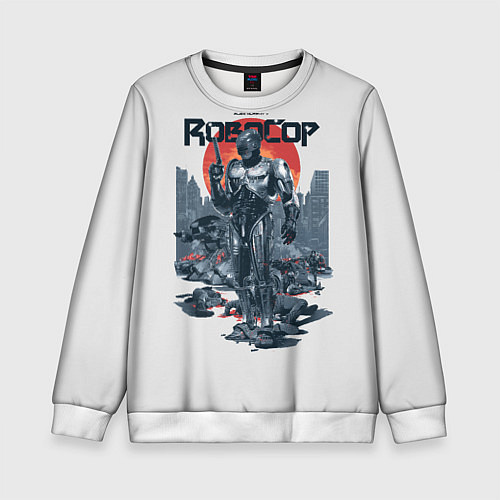 Детский свитшот Робот полицейский / 3D-Белый – фото 1