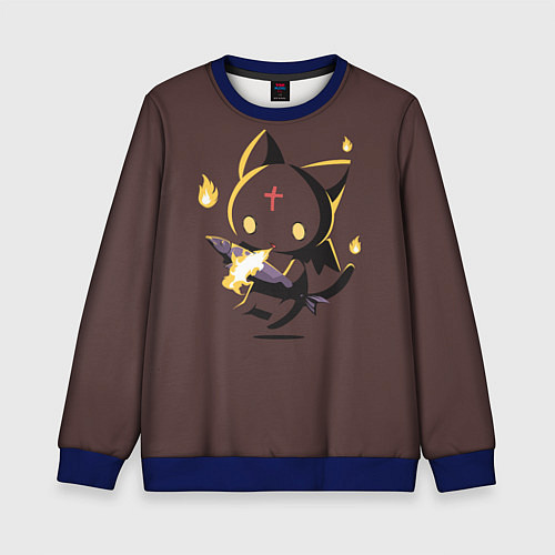 Детский свитшот Чомусуке / 3D-Синий – фото 1