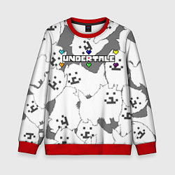 Свитшот детский Undertale, цвет: 3D-красный