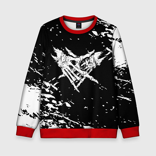 Детский свитшот Velial Squad / 3D-Красный – фото 1